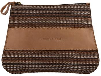 Hammer Coal Jute Fabric Pouch