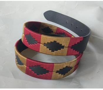 Double Coloured Polo argentinian weaved leather belts for men and Women