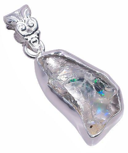 Ethiopian Opal Raw Gemstone Pendant