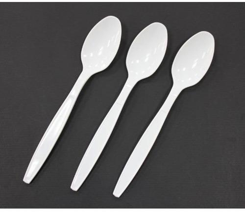 Plain Disposable Plastic Spoon, Size : Multisize