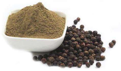 Pure Black Pepper Powder, Color : Brown