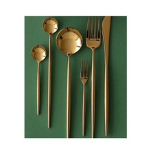 7 pcs Dinnerware Silver Cutlery Set