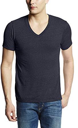 Men V Neck T Shirt, Size : L, XL