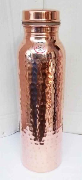 Hammered Copper Water Bottle