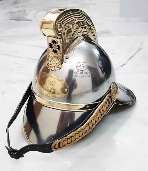 Nsw FB Brass Fireman Helmet
