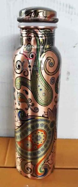 Yoga Copper Water Bottle