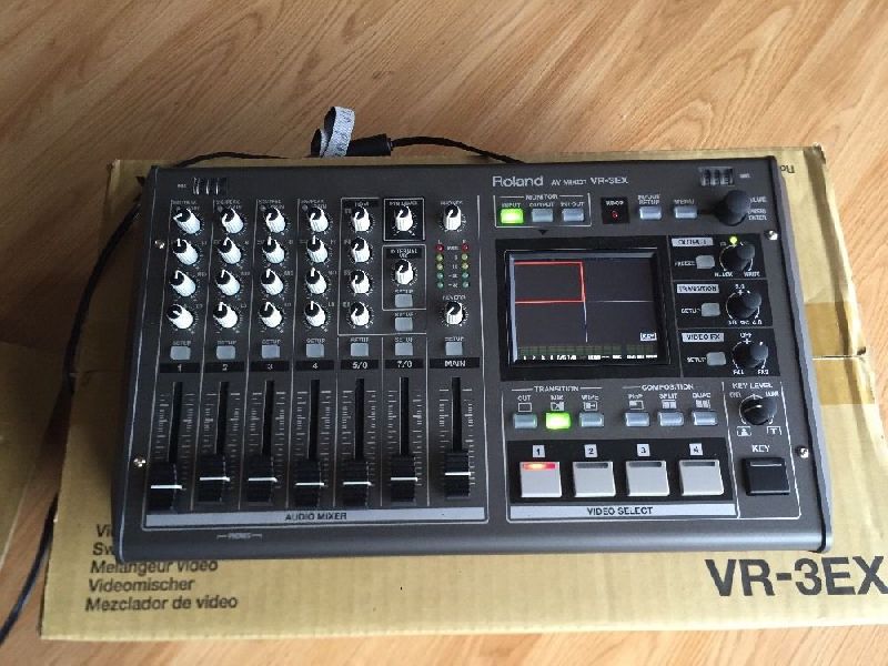 Roland vr-3ex audio video mixer, for DJ, Events, Home, Stage Show, DIGITAL