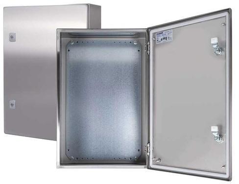 Eldon Stainless Steel Panel Box, Color : Silver Gray