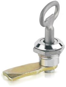 Eldon Polished Stainelss Steel Panel Lock, Color : Silver