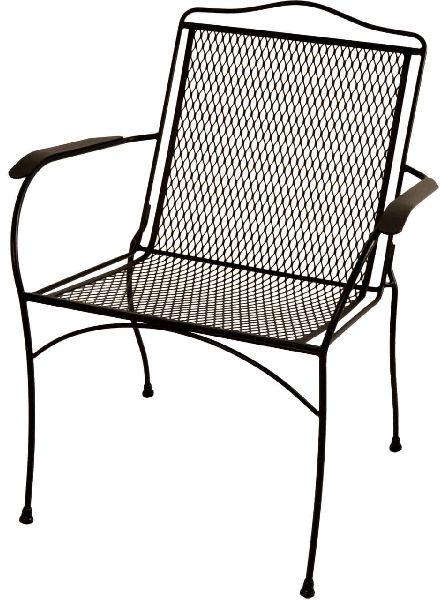Rectangular Iron Metal Arm Chair, for Home, Hotel, Office, Feature : High Strength, Durable