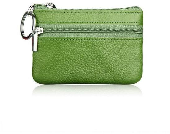 Plain Printed Leather Coin Purse, Size : M