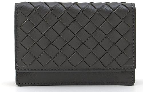 Leather Knitted Clutch Bag