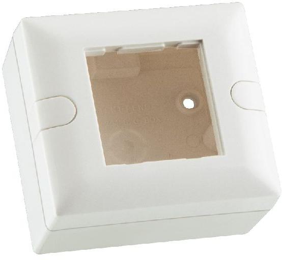 Plastic Smart 2M Gang Box, Color : White