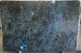 Polished Blue Emperador Granite Slab