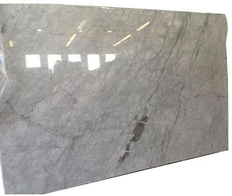 Polished Indian Carrara Marble Slab, For Hotel, Kitchen, Office, Restaurant, Pattern : Plain, Printed