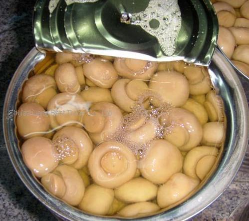 Organic Canned Button Mushroom, for Cooking, Color : Creamy