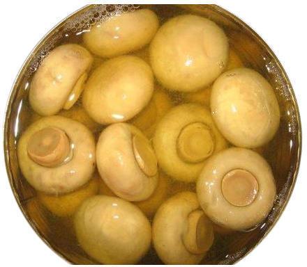 Organic Whole Canned Button Mushroom, for Cooking, Color : Yellow