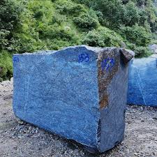 Rectangular Rough Solid Blue Granite Blocks, for Bathroom, Floor, Size : 12x12ft, 18x18ft