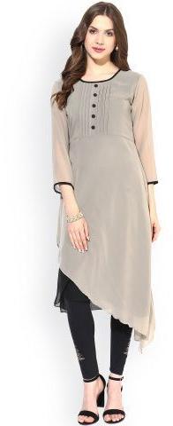 Ladies Plain Georgette Kurti