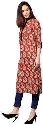 Ladies Printed Cotton Kurti, Size : M, XL