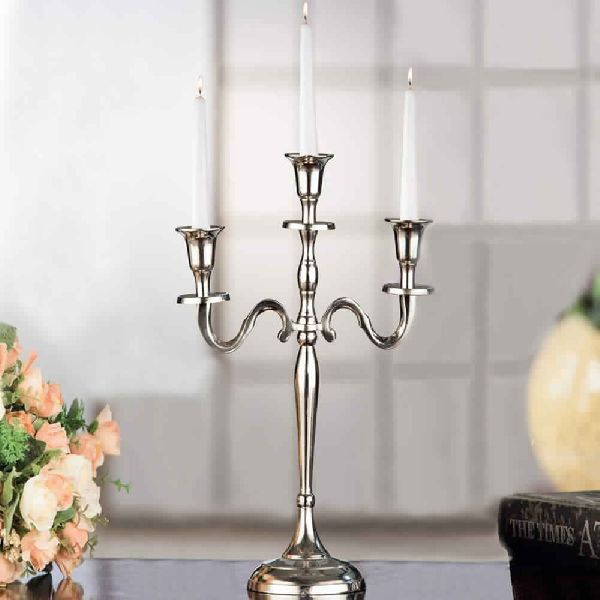 Aluminum 3 ARMS CANDLE STAND