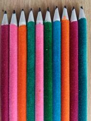 Plain Velvet Pencil, for Writing, Length : 10-12inch