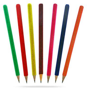Polymer Velvet Pencil, for Writing, Length : 8-10inch