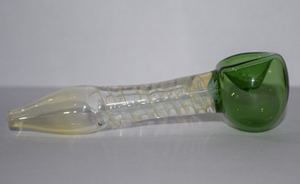 Handmade Clear Glass Smoking Pipes