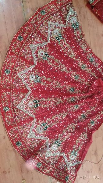 Banarasi Lehenga, for Party, Wedding, Size : Free