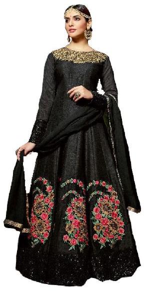 Embroidered Semi Stitched Ladies Suit