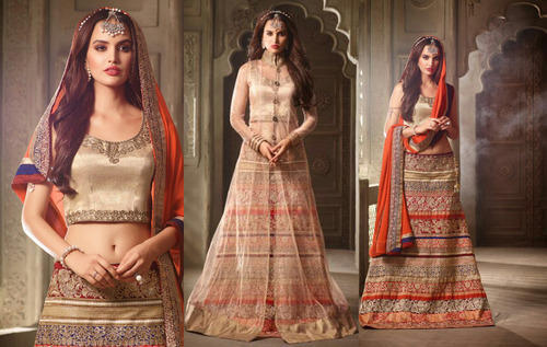 Ethnic Lehenga, Technics : Attractive Pattern