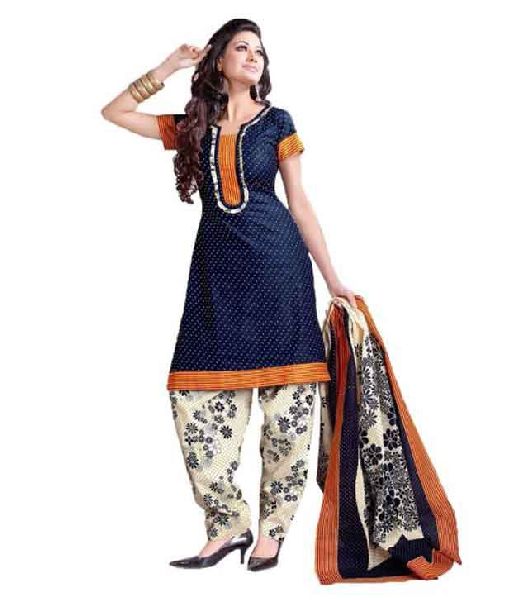 Indian Semi Stitched Ladies Suit