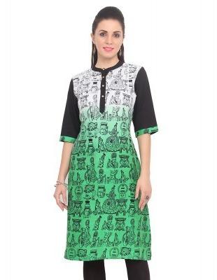 Ladies Linen Kurti, Size : M, XL