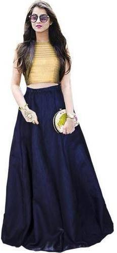 Plain Lehenga, for Festive, Size : Free