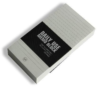 DAILY USE MEMO BLOCK