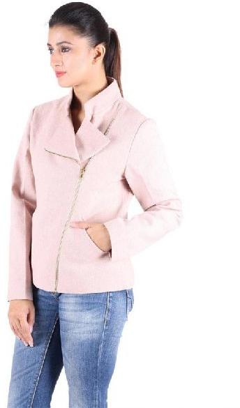 Pale Pink Lurex Wool Jacket