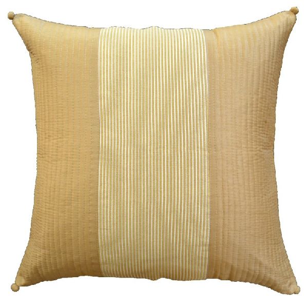 Golden stripes pillow