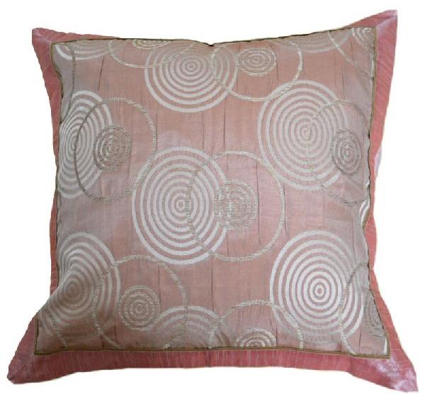 Rose Pink Silk Pillow