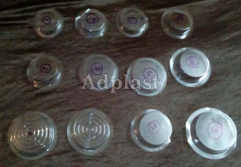 Round PVC Blisters, for Food Blistring, Pattern : Plain