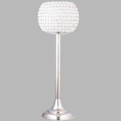 Crystal Globe Candle Holder and wedding Centre Piece