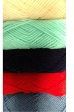 Knitting silk yarn