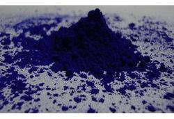 Ultramarine blue dye color