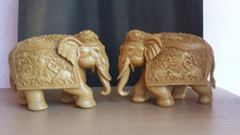 Elephant statue Wooden, Size : Customized Size
