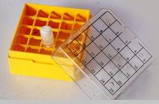 UE-PCVB-ML-003 Polycarbonate Vial Box, Shape : Square