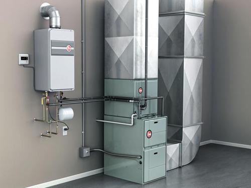 Industrial Warm Air Heating System