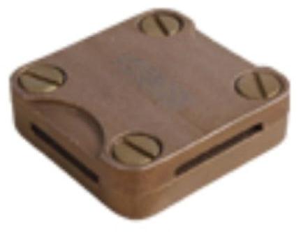 Coated Gunmetal Square Tape Clamp, Color : Brown