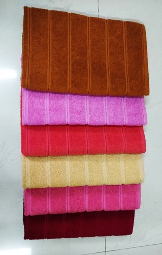 Plain dyed terry towel, Size : 70*145cm