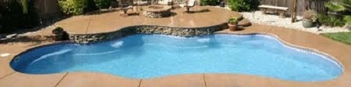 fiberglass swimming pool