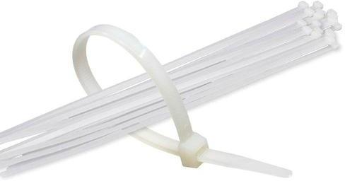Nylon cable tie, Color : Natural/White