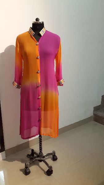Two Colour Trendy Kurti Length 42 Inch In at Best Price in Kolkata   Vastra Fashion